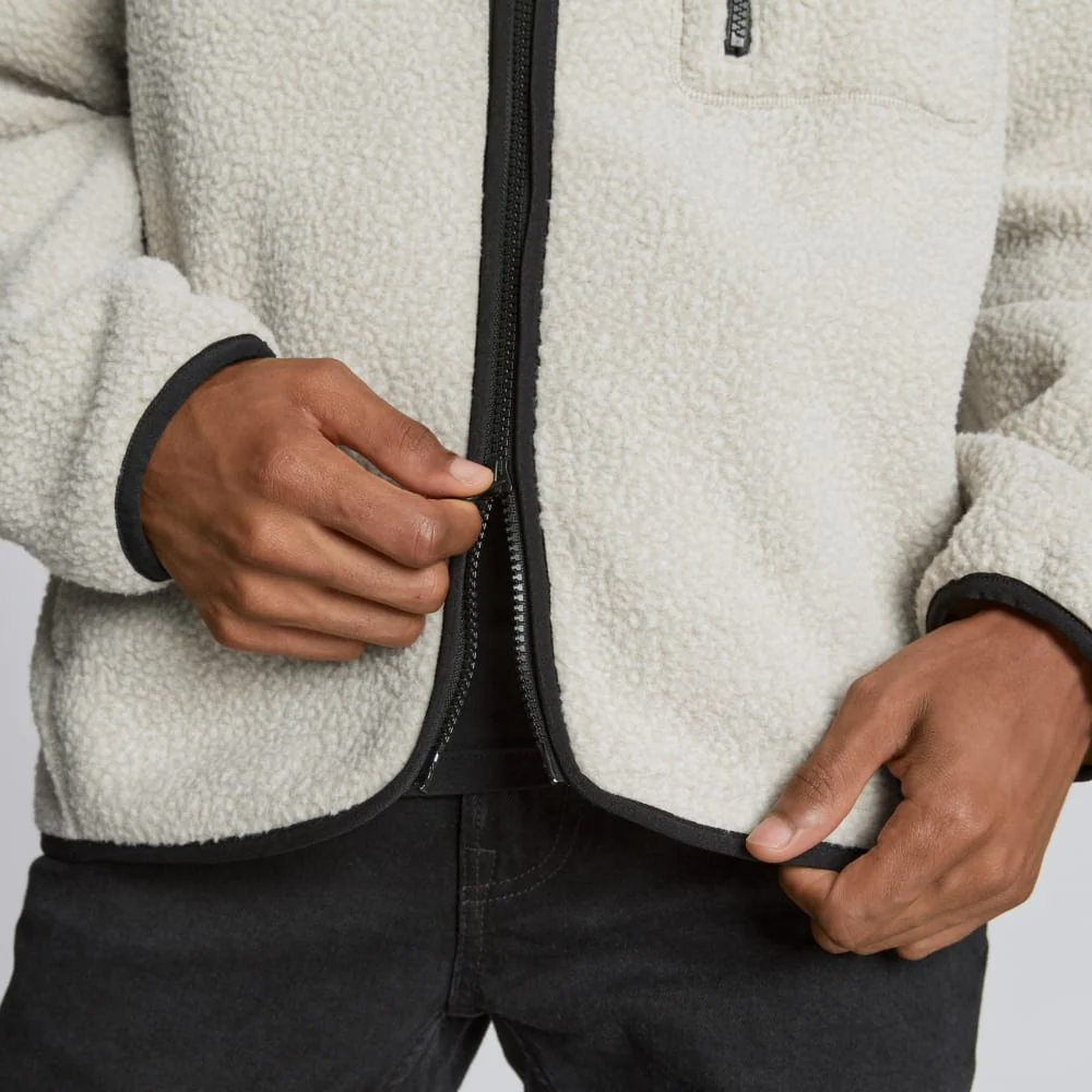 The ReNew Fleece Full Zip | Oat