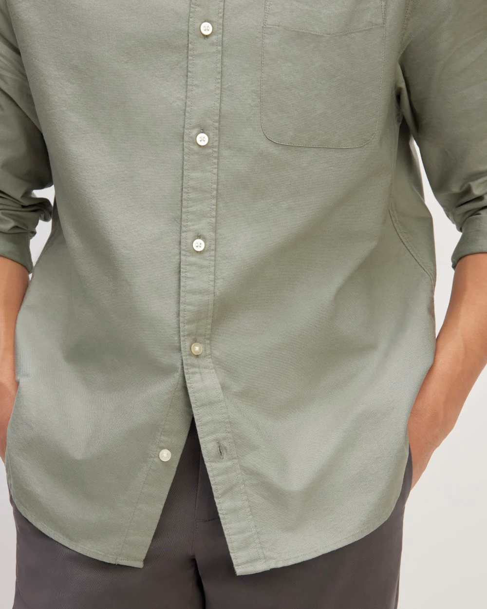 The Classic Oxford Shirt | Sage Green | Tall