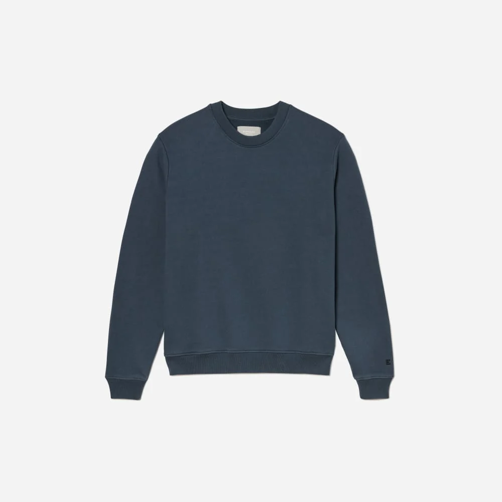 The Track Crewneck Sweatshirt | Kingfisher Blue