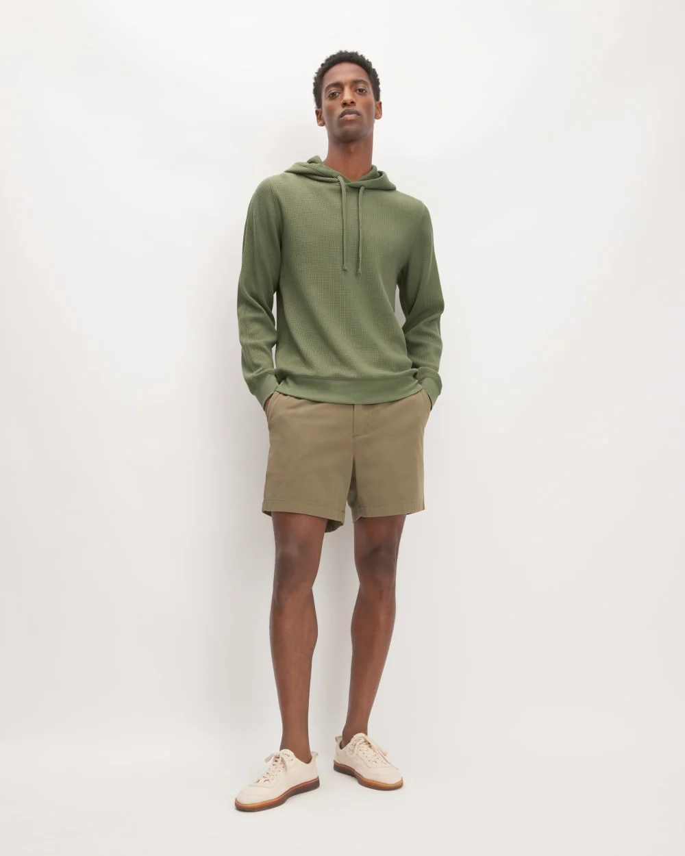 The Waffle-Knit Hoodie | Kalamata