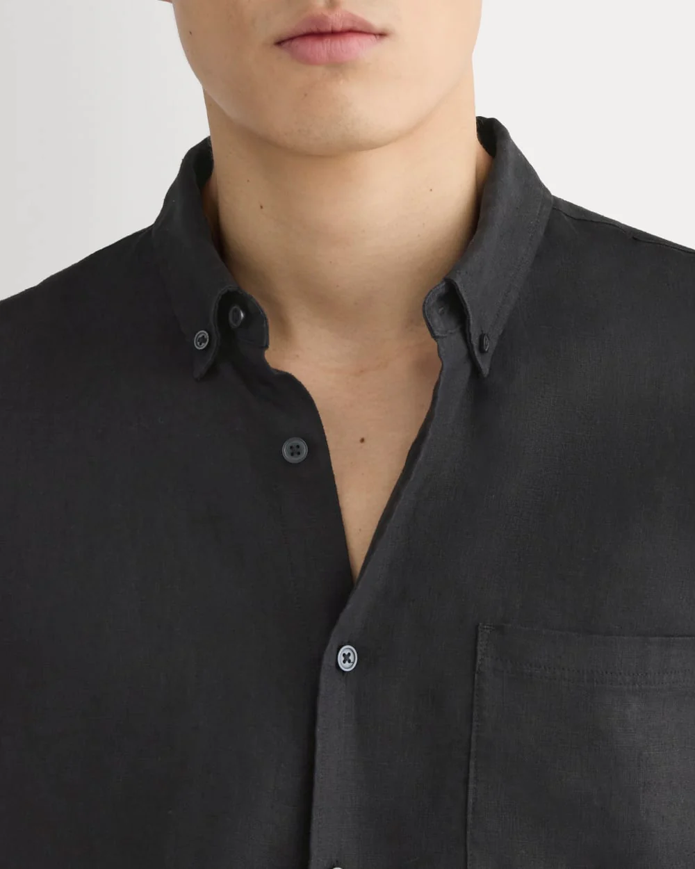 The Classic Shirt in Linen | Black