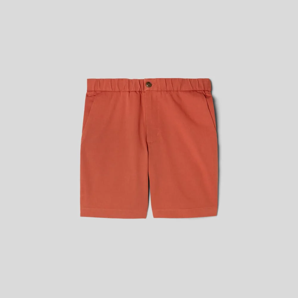 The Pull-On Performance Chino Short | Redwood