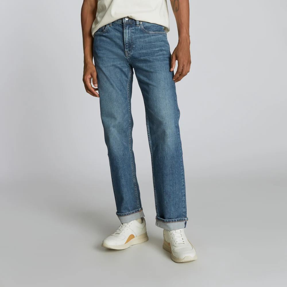 The Selvedge Straight Fit Jean | Vintage Blue Wash