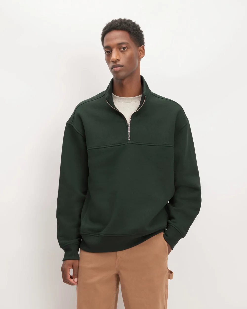 The ReTrack Fleece Half-Zip | Scarab