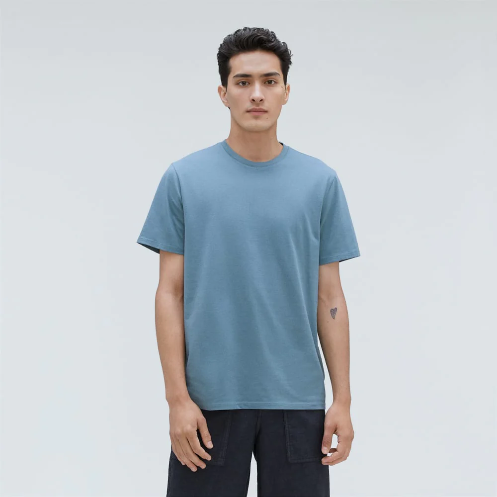 The Organic Cotton Crew | Greyish Blue