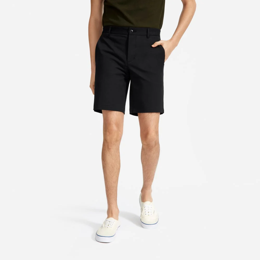 The 9 Slim-Fit Performance Chino Short | Black