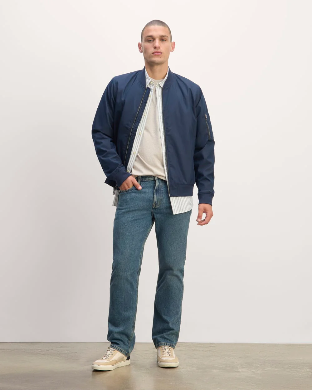 The Authentic Straight Jean | Whisper Blue