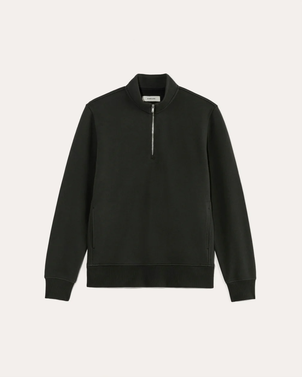 The Off-Duty Terry Quarter-Zip | Black