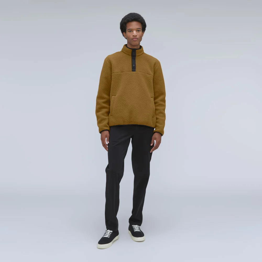 The ReNew Fleece Pullover | Tapenade