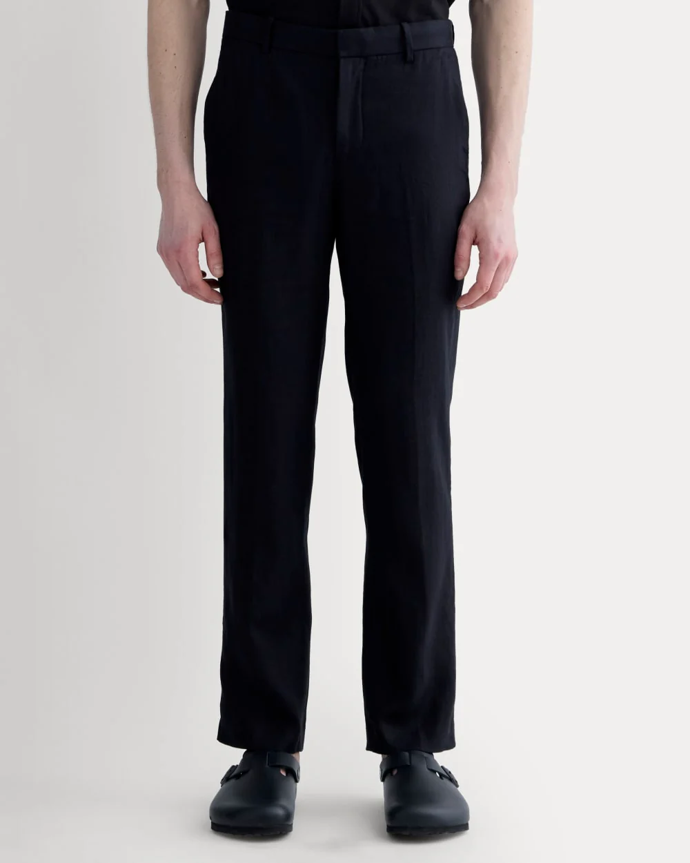 The Linen Trouser | Black