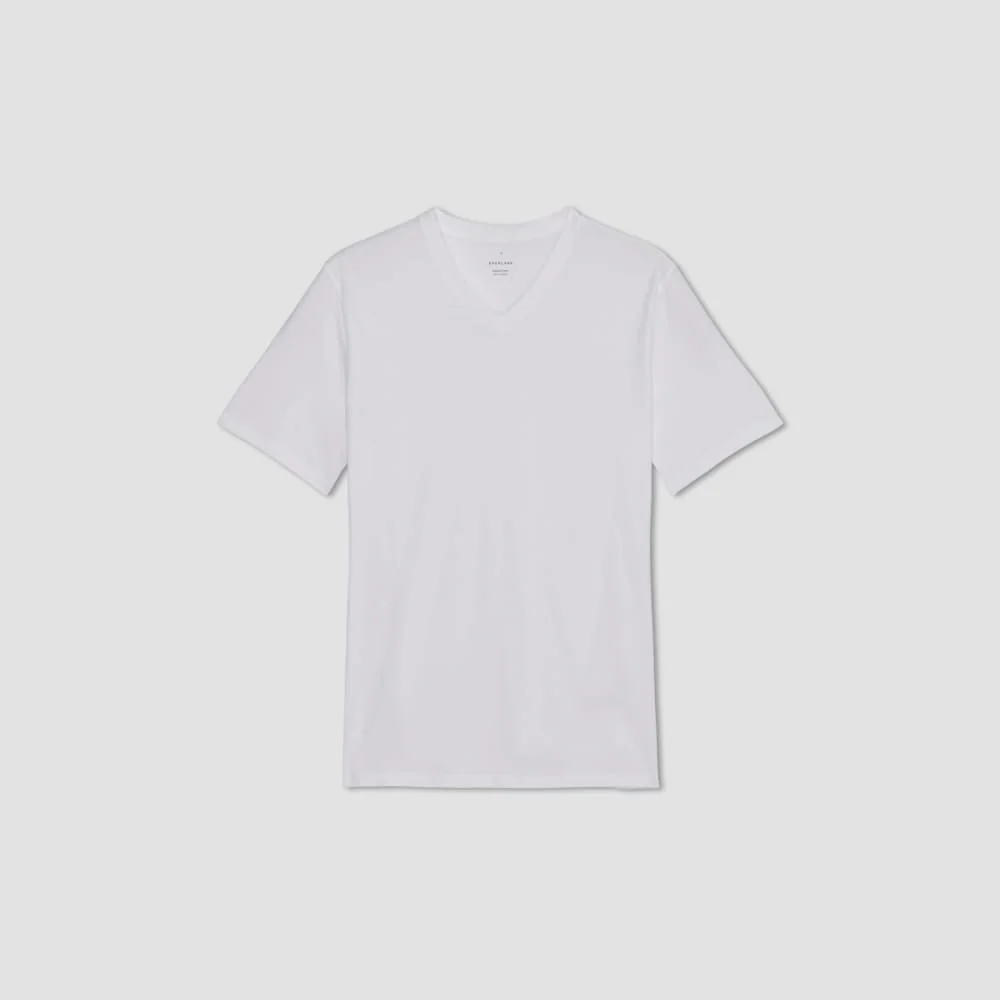 The Organic Cotton V-Neck Tee | White