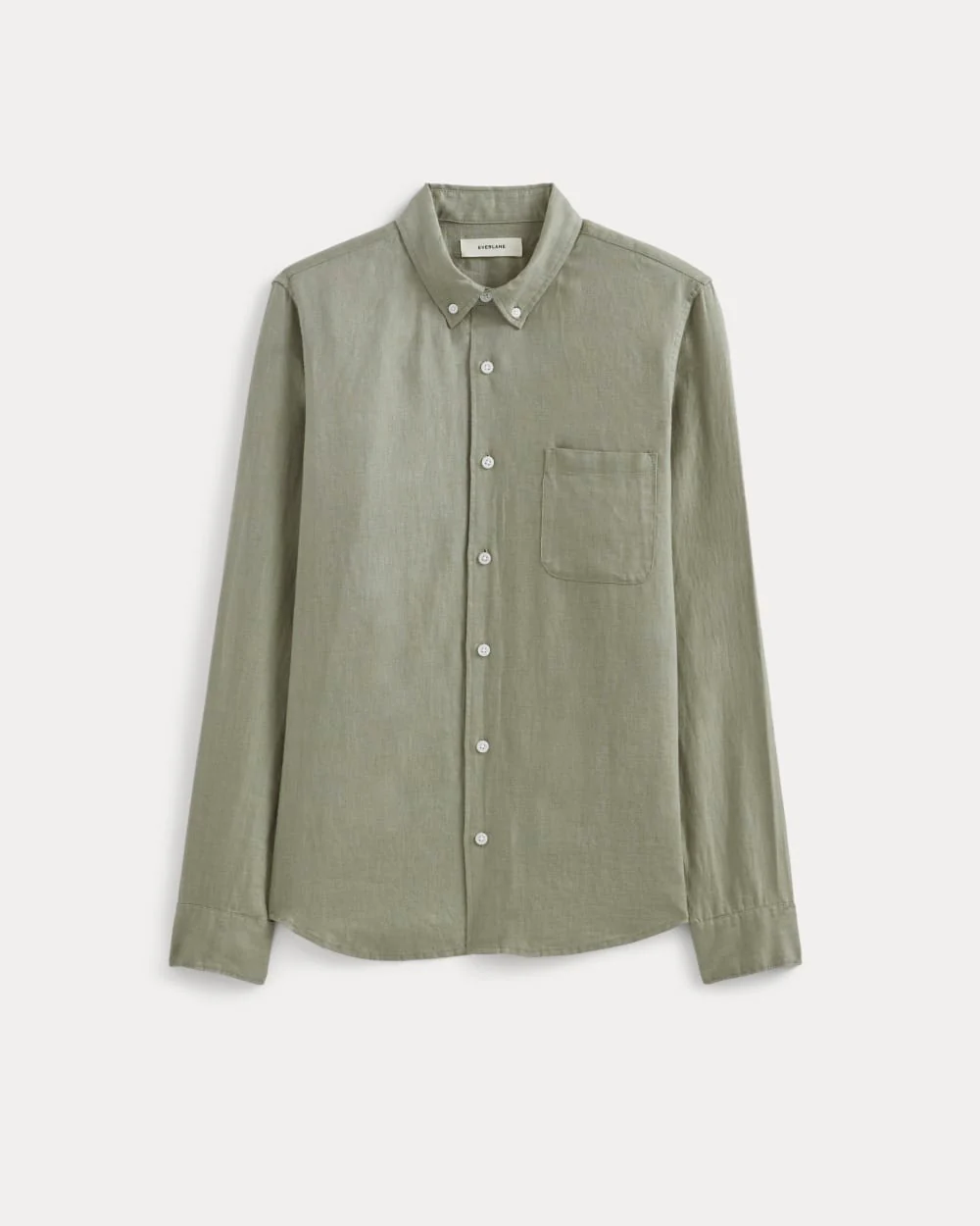 The Classic Shirt in Linen | Sage Green