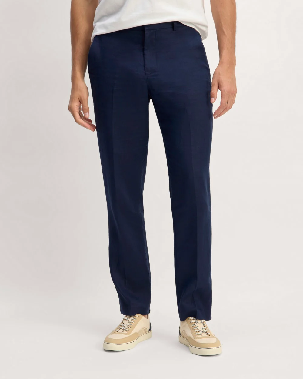 The Linen Trouser | Navy