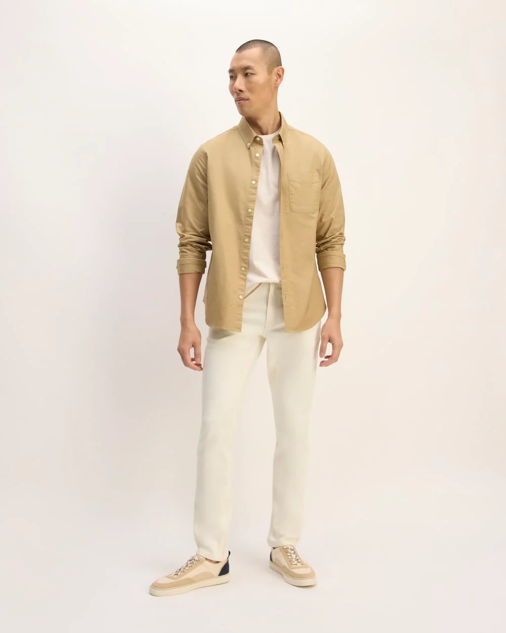 The Organic Cotton Slim-Fit Jean | Calico Ecru