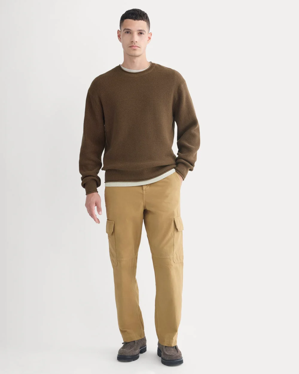 Relaxed Cargo Pant | Aged Brass
