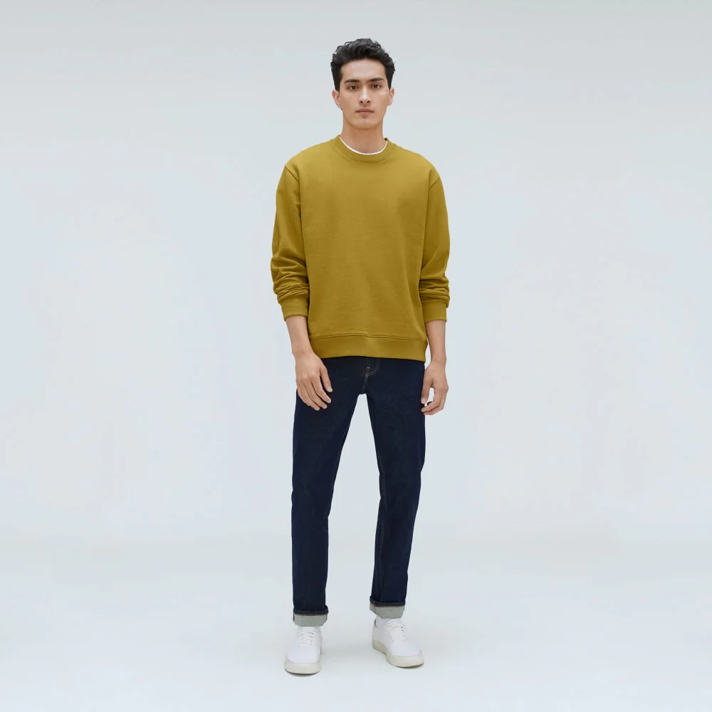 The Track Crewneck Sweatshirt | Golden Palm