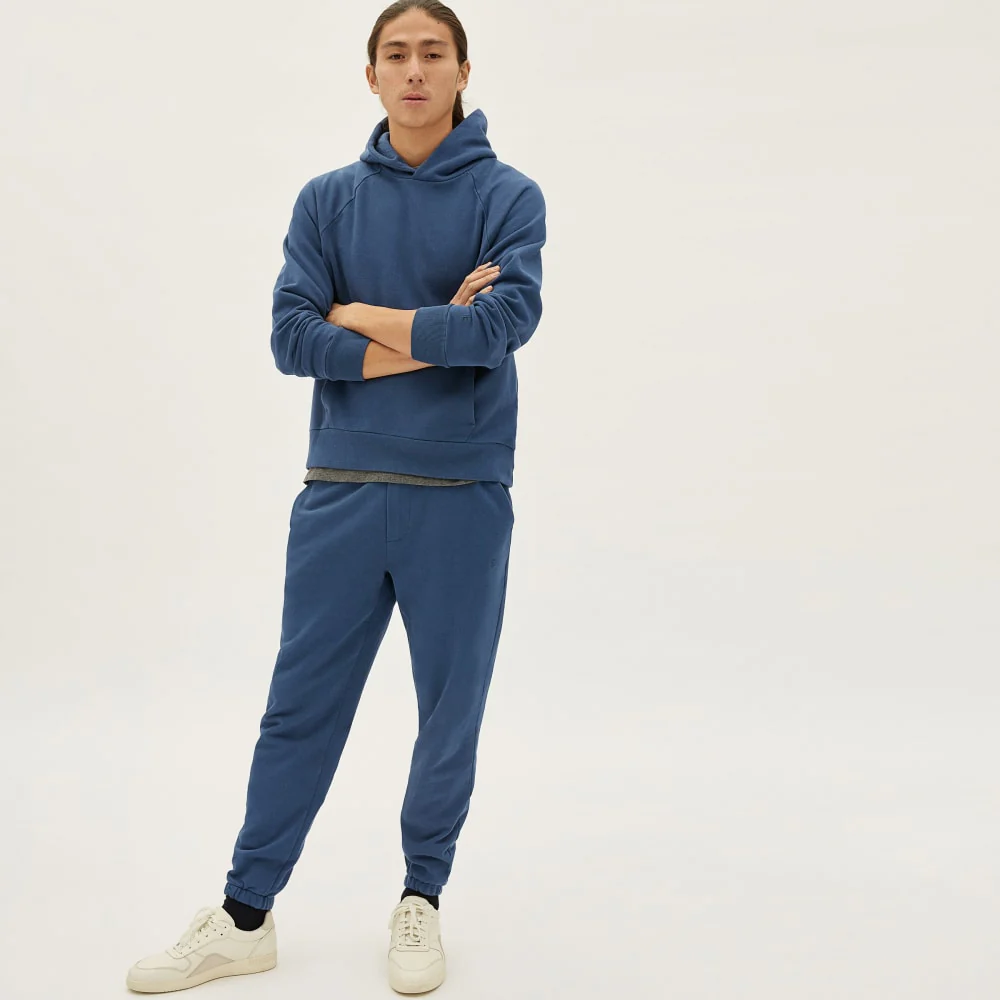 The Track Hoodie | Kingfisher Blue
