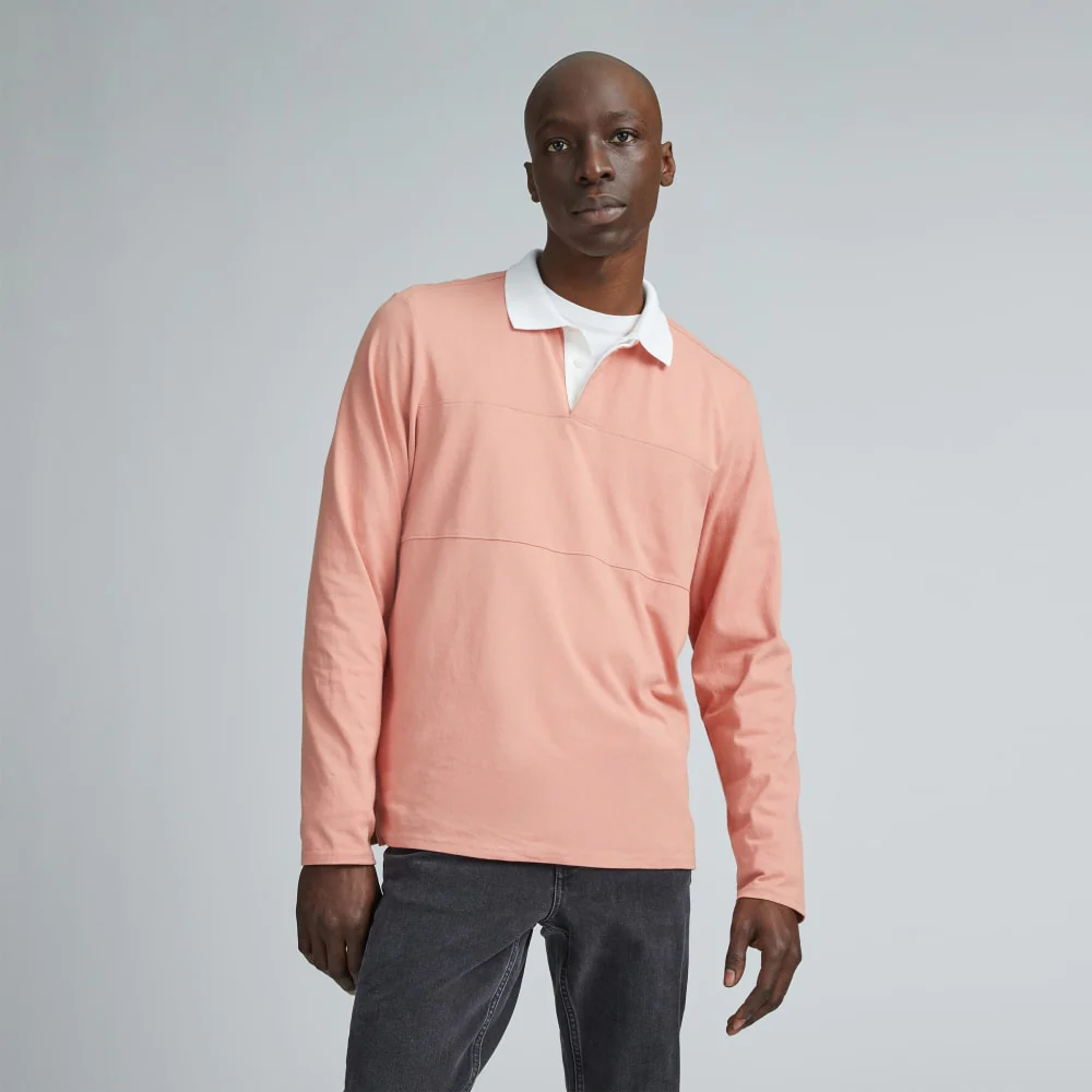 The Premium-Weight Rugby Shirt | Light Rose