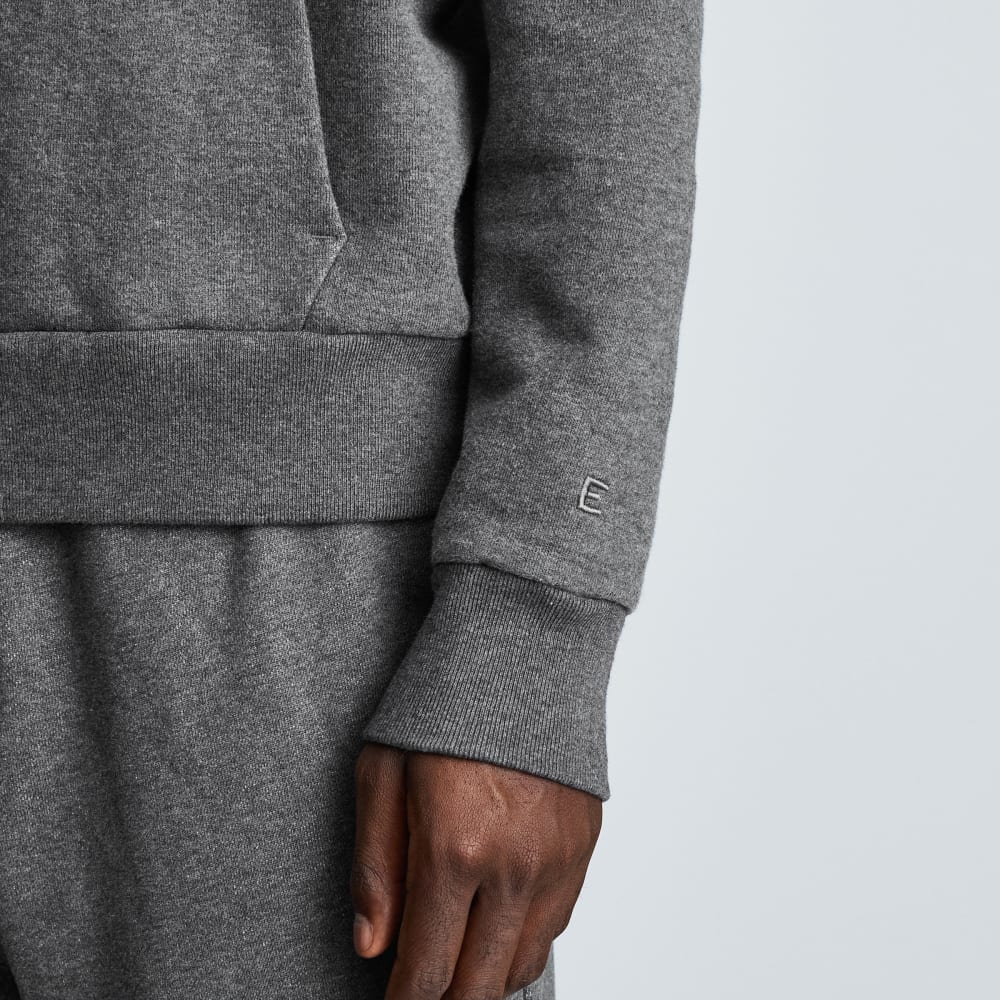 The Track Hoodie | Dark Heather Grey