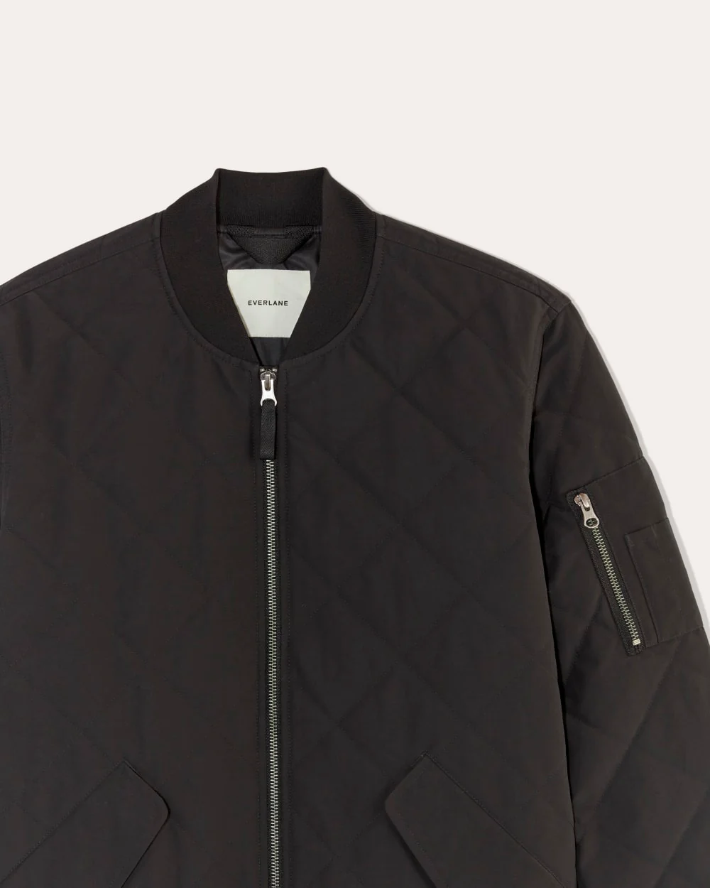 The Quilted Bomber | Black