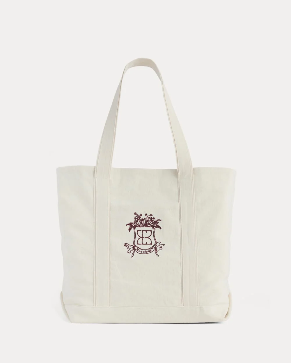 Everlane x Peace & Quiet Canvas Boat Tote | Bone