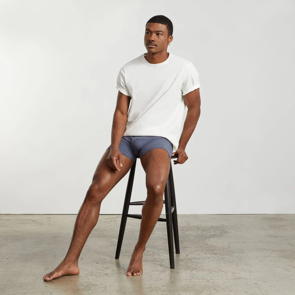 The Supima® Boxer Brief | Uniform | Heather Blue