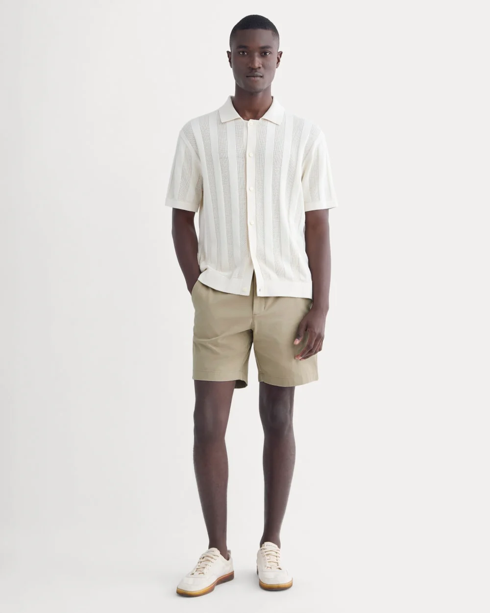 The Pull-On Performance Chino Short | Trench Coat Khaki