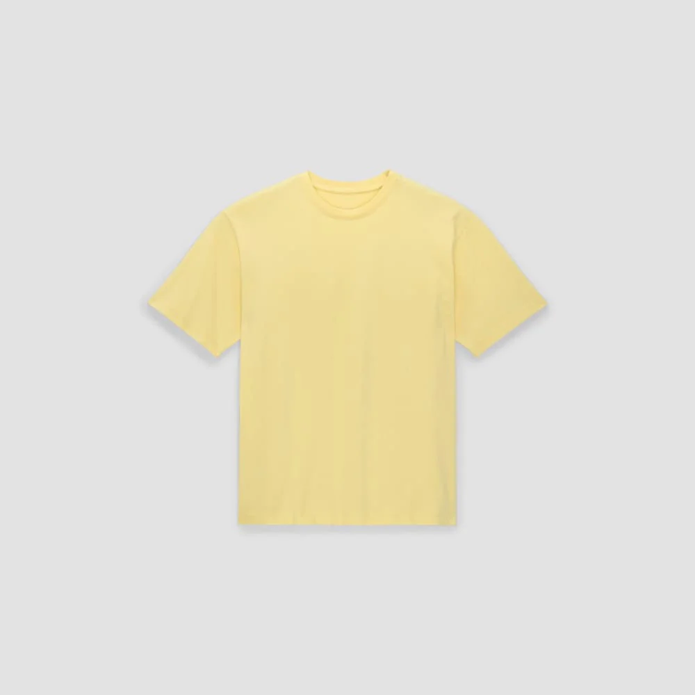 The Premium-Weight Relaxed Crew | Uniform | Pale Yellow