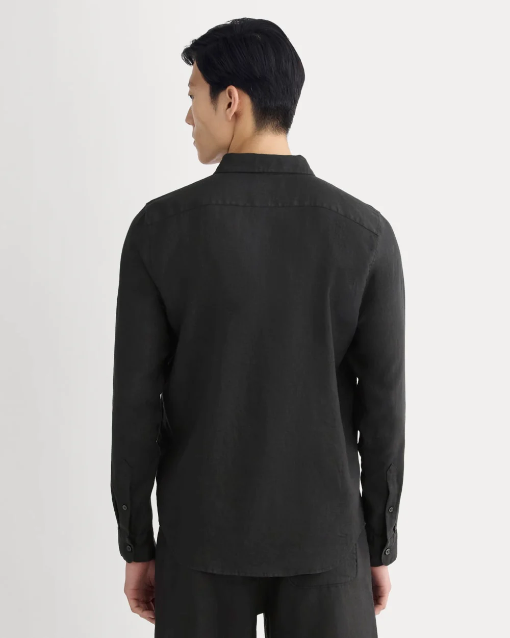 The Classic Shirt in Linen | Black