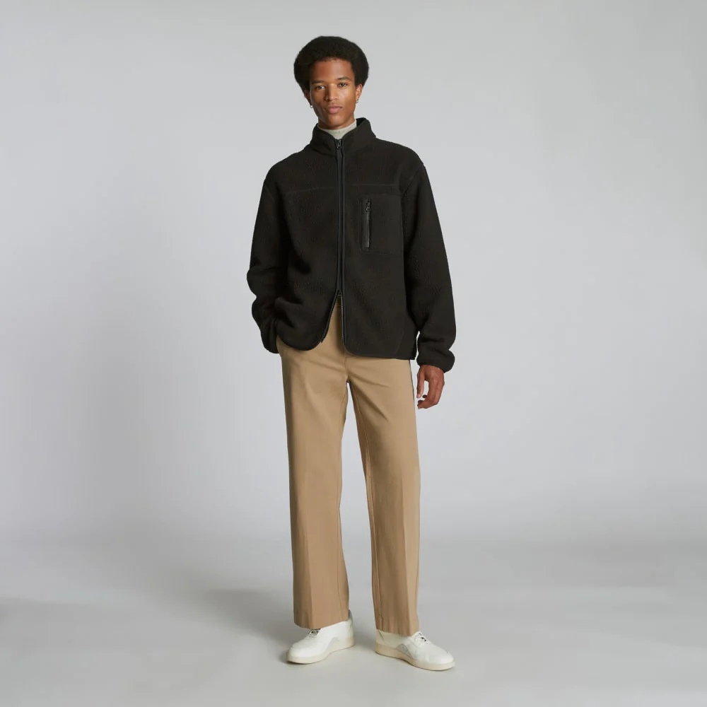 The ReNew Fleece Full Zip | Black