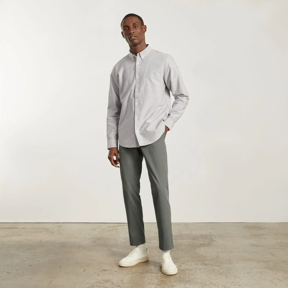 The Performance Chino | Uniform | Pewter Green | Slim