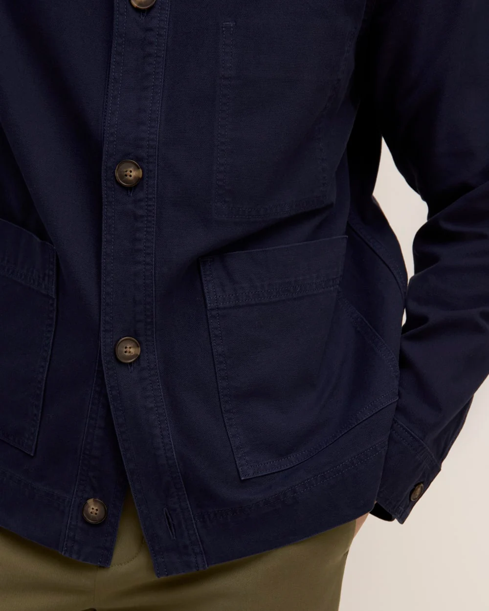 The Organic Cotton Chore Jacket | Navy