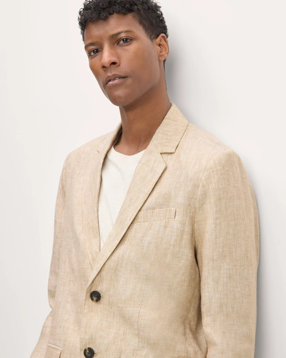 The Linen Blazer | Cornstalk Chambray