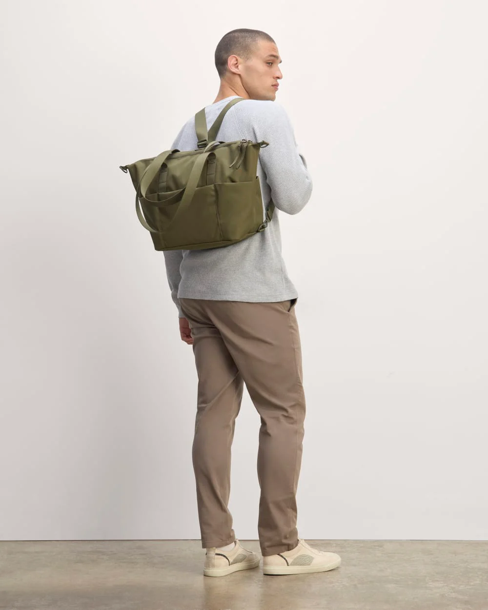 The ReNew Transit 3-Way Tote | Kalamata