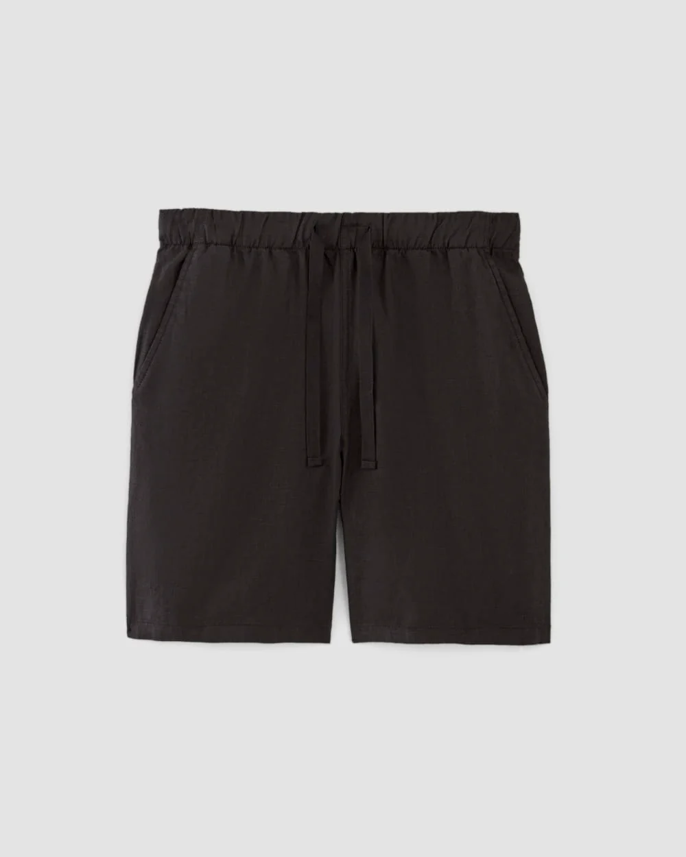 The Linen Easy Short | Black
