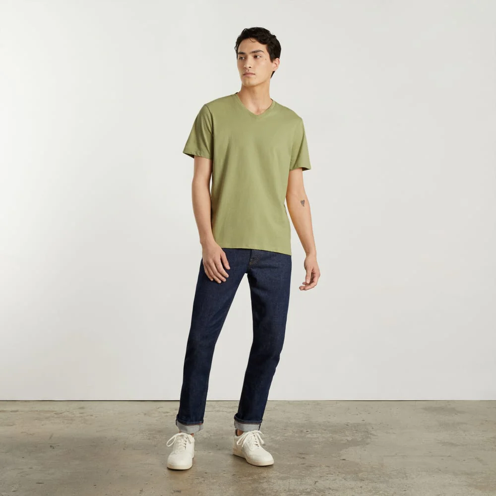 The Organic Cotton V-Neck Tee | Desert Palm