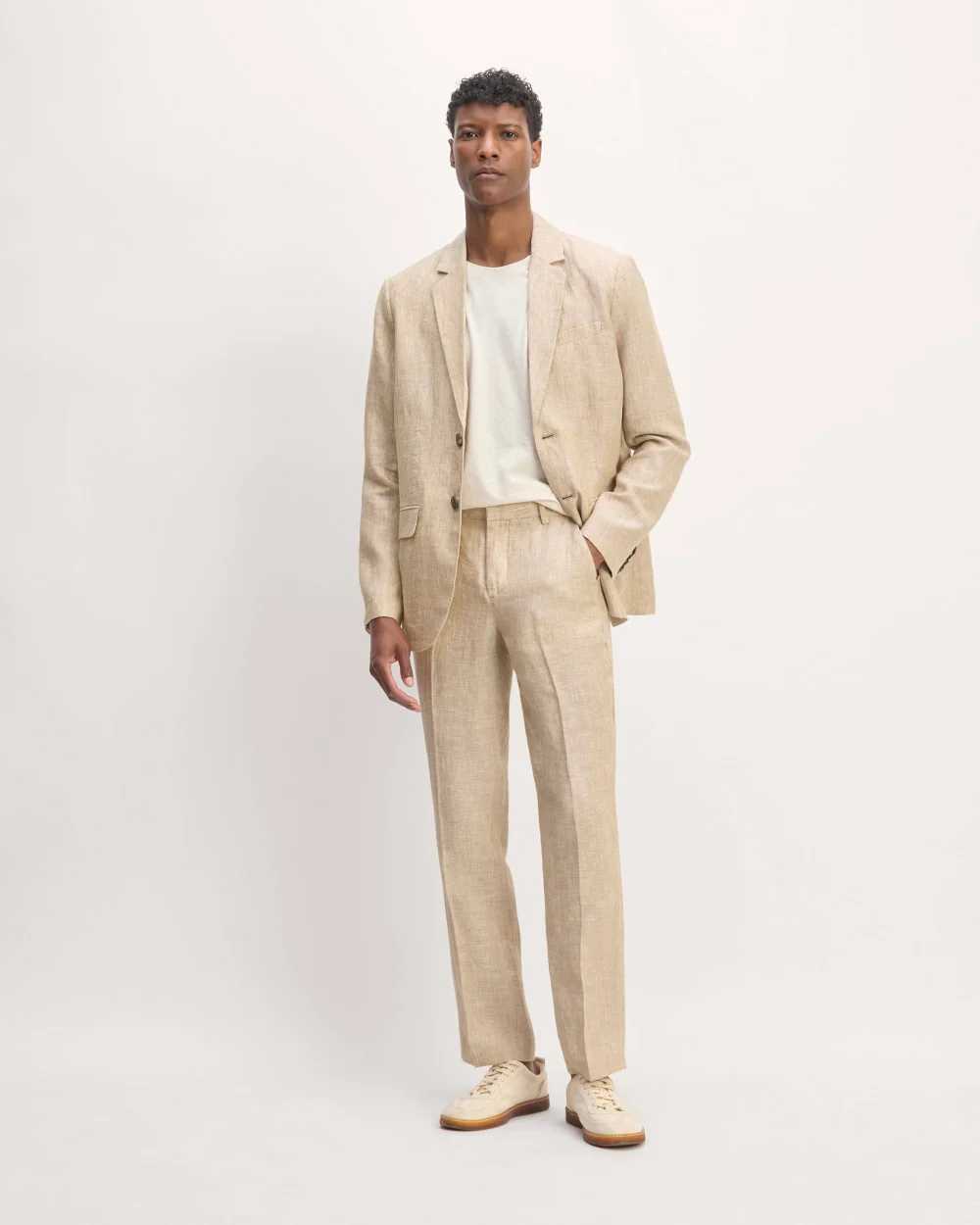 The Linen Blazer | Cornstalk Chambray