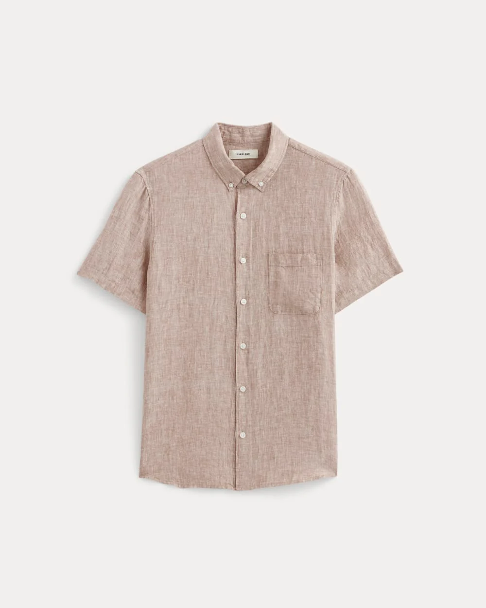 The Classic Short-Sleeve Shirt in Linen | Burlwood Chambray