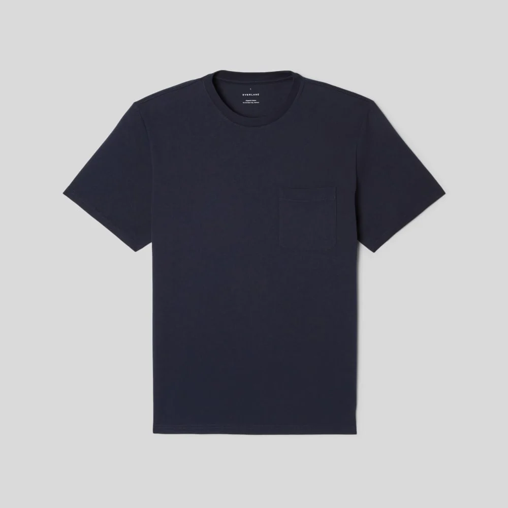The Premium-Weight Pocket Tee | Uniform | Deep Navy