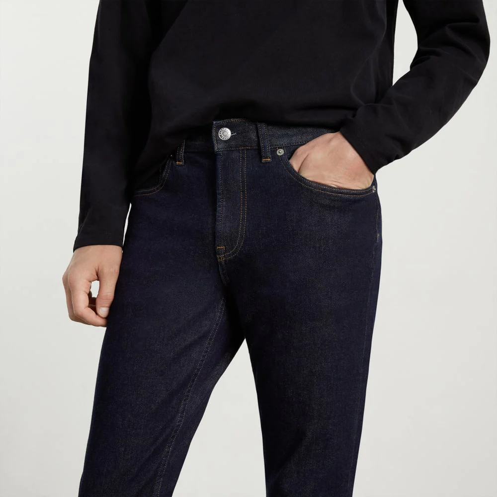 The Slim 4-Way Stretch Organic Jean | Uniform  | Medium Indigo