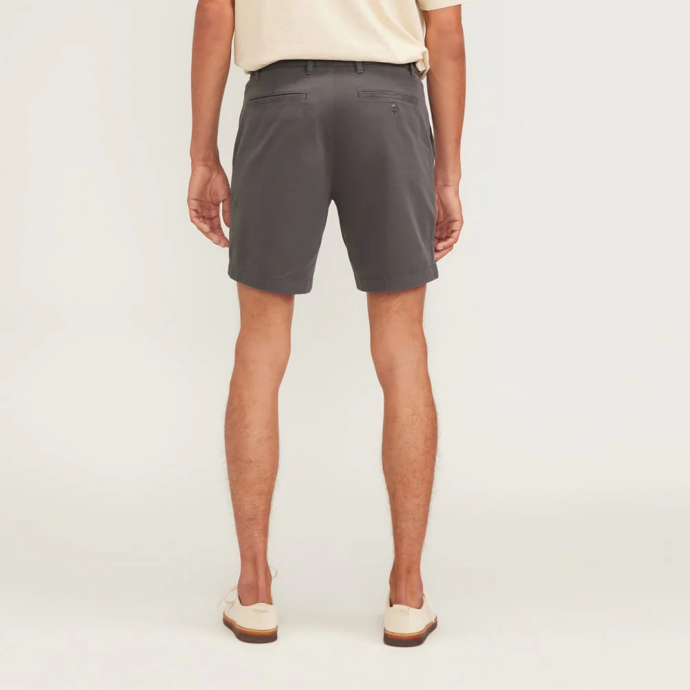 The 7” Slim-Fit Performance Chino Short | Slate Grey