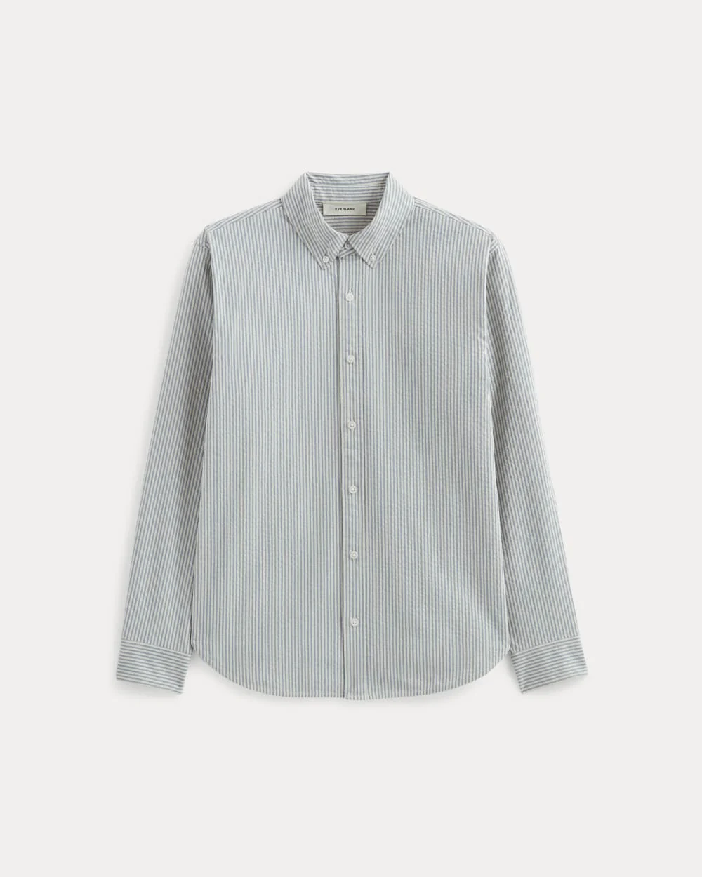 The Seersucker Long-Sleeve Shirt | Dutch Blue / Natural