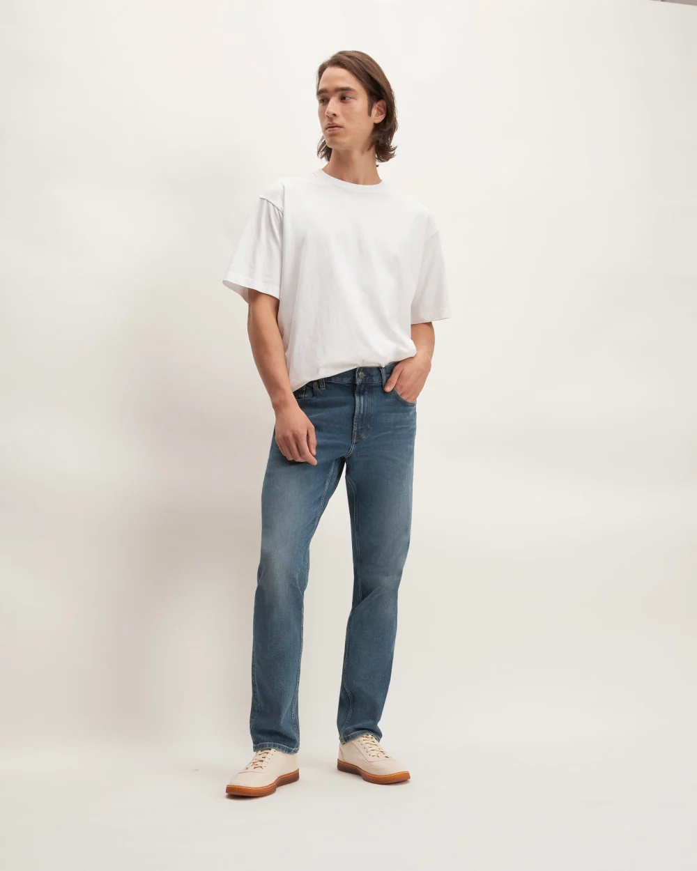 The Slim 4-Way Stretch Organic Jean | Uniform  | Vintage Tint