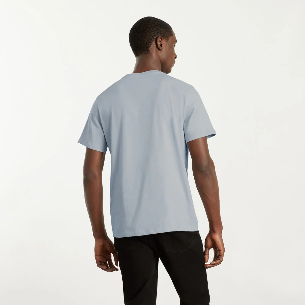 The Organic Cotton V-Neck Tee | Sky
