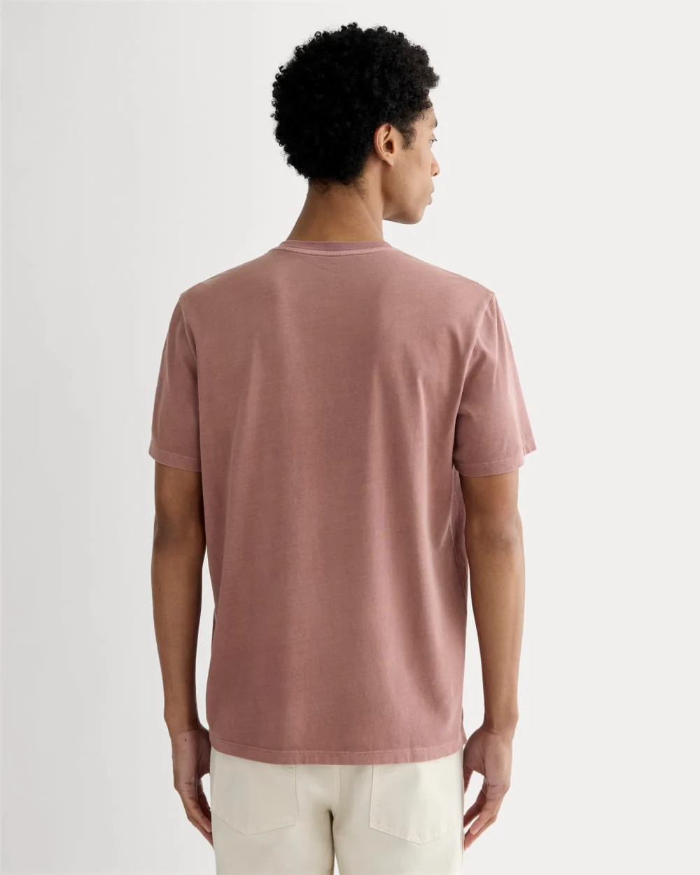 The Essential Organic Garment-Dyed Henley | Brown Garment Dye