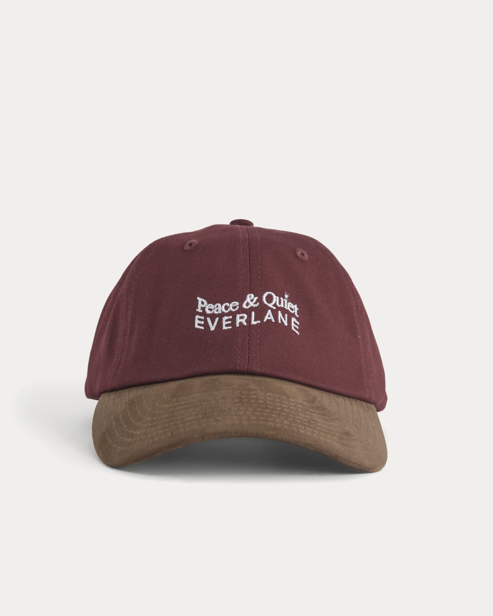 Everlane x Peace & Quiet Baseball Hat | Wine