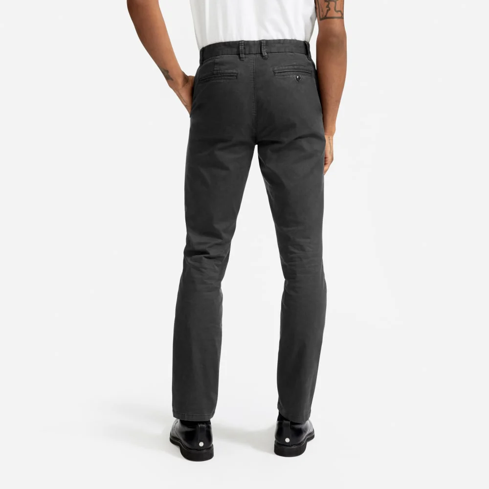 The Midweight Slim Chino | Muted Black
