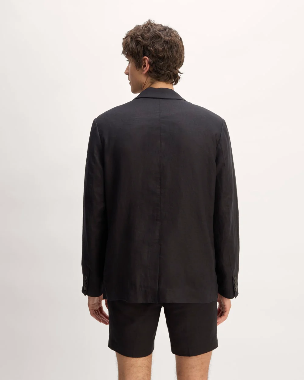 The Linen Blazer | Black