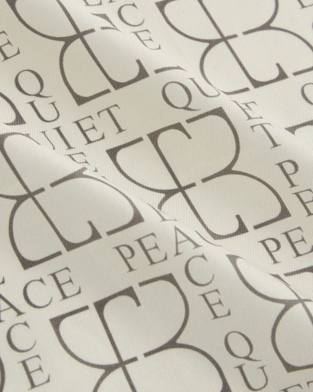Everlane x Peace & Quiet Silk Bandana | Bone