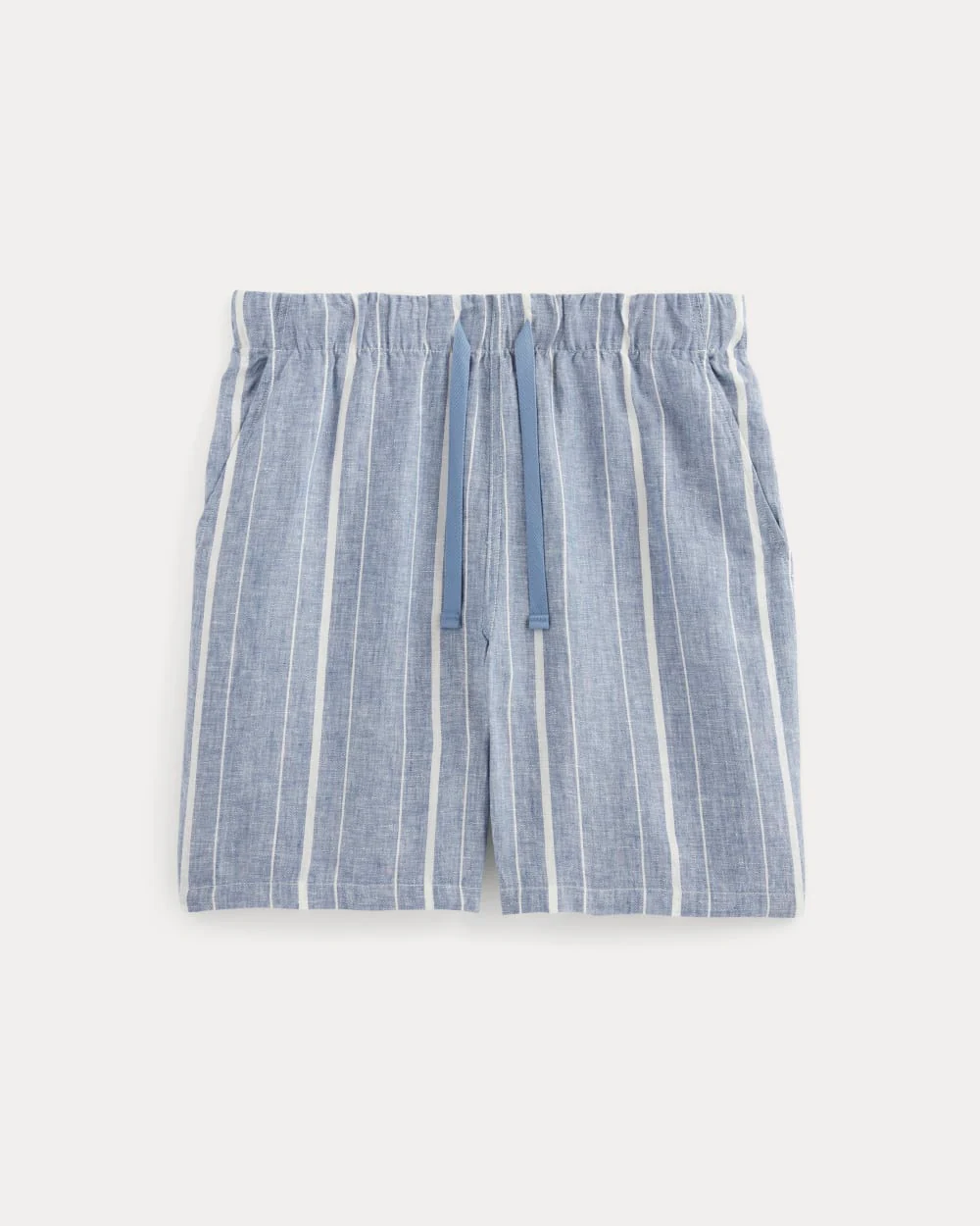 The Linen Easy Short | Dutch Blue / Bone